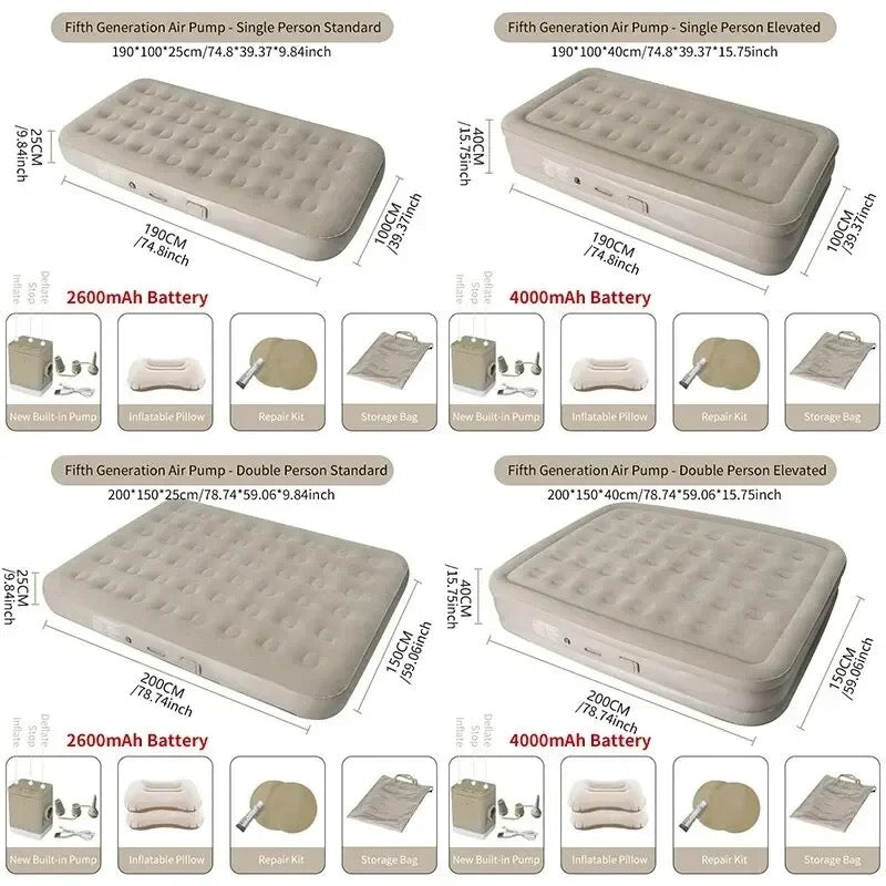 New Air Mattress Bed Double sleeping Pad